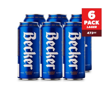 Becker Classic Lager Lata Pack x6 473cc