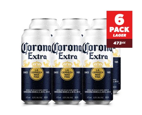 Corona Extra Pack x6 Lata 473cc