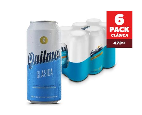 Quilmes Lata 473cc Pack x6